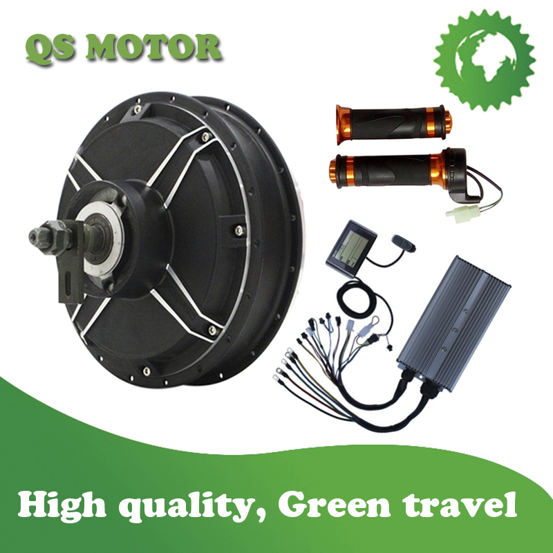 QS Motor 3000w spoke hub motor and controller with LCD
